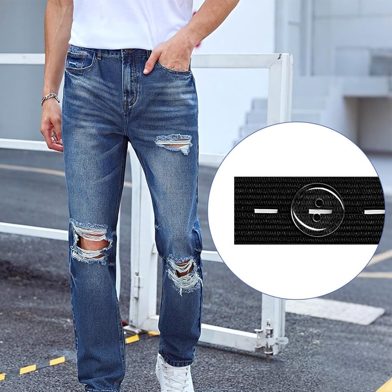 Vidroxin 10Pcs Pant Waist Tightener Kit, Waist Tightener for Pants Women Men, Jeans Button Tightener Tool with 20 Buttons - Image 5